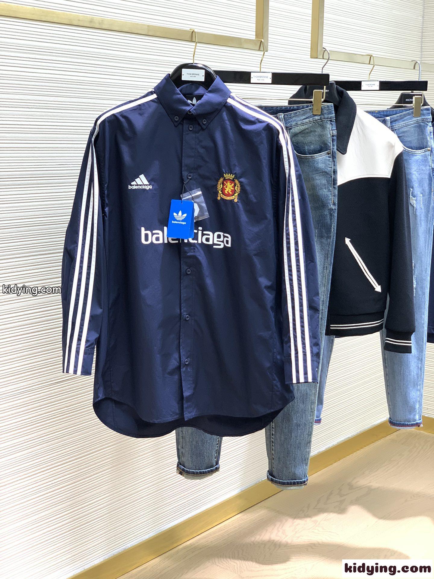 BALENCIAGA×adidas 人気 長袖 トップス バレンシアガ シャツ コピーメンズ-2