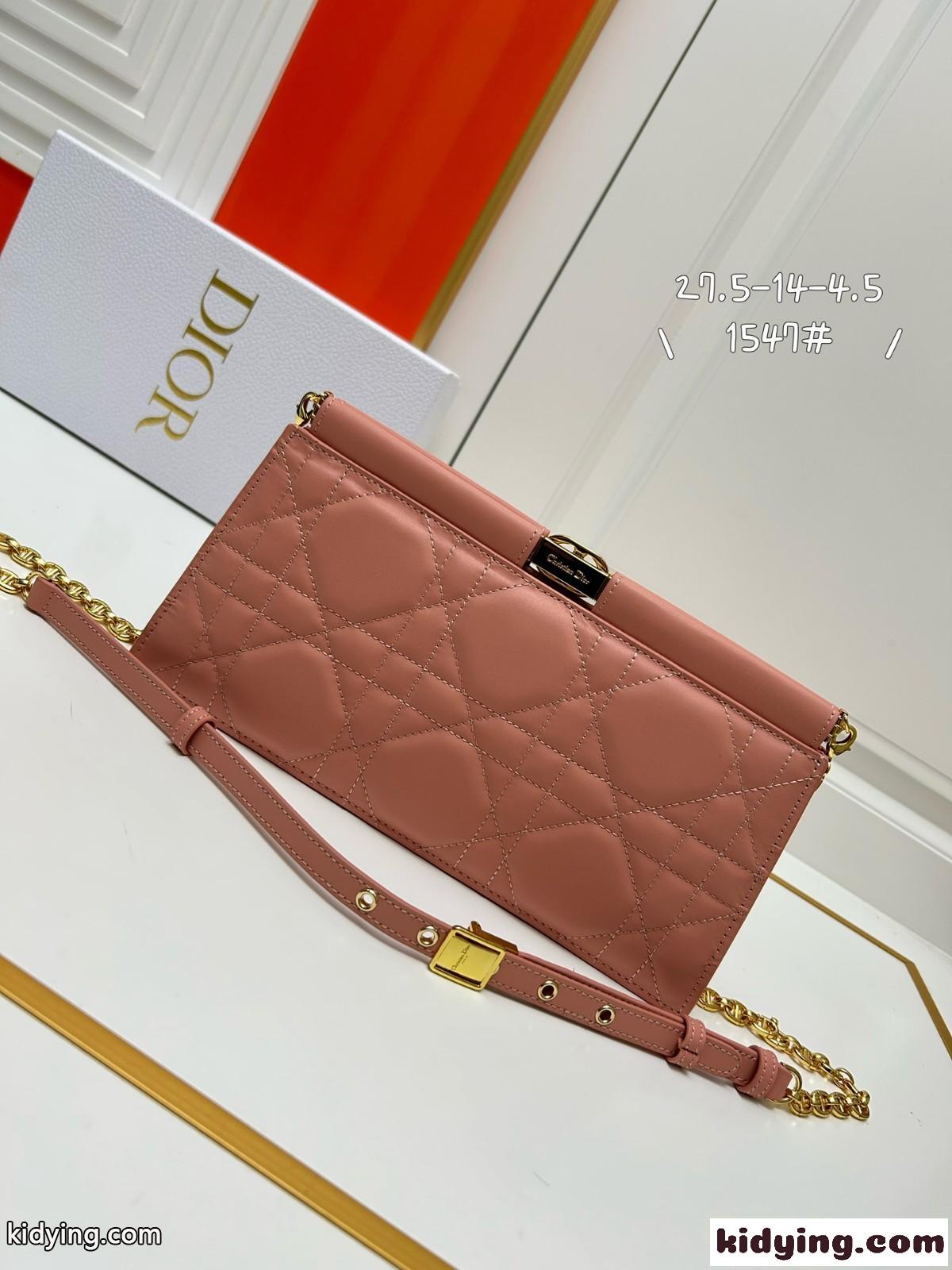 23新作 上品 エレガント Dior クラッチ クリスチャン・ディオール バッグ コピー ピンク-1