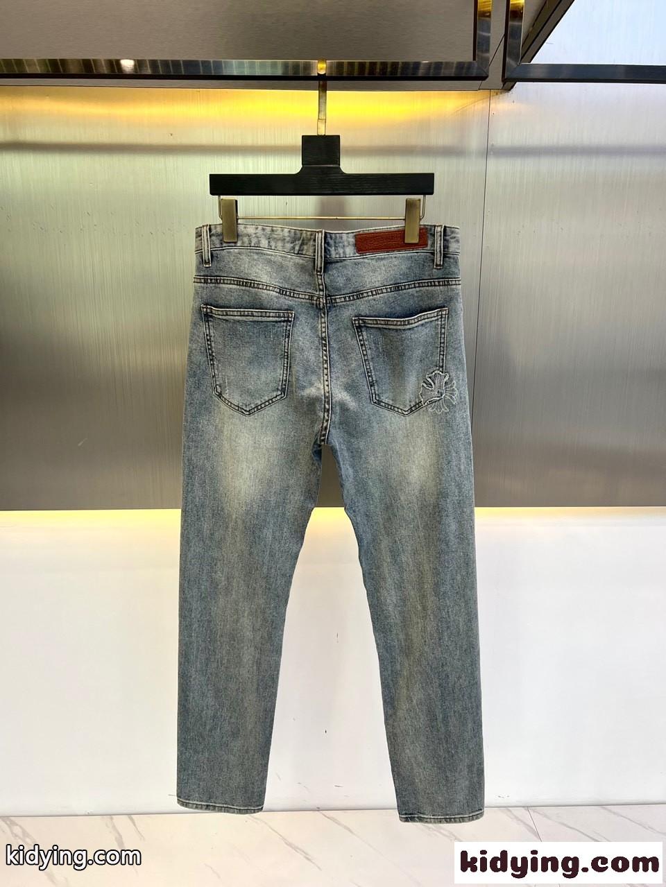クロムハーツ ジーンズ コピー カジュアル 定番 ストレッチ デニムパンツ-2