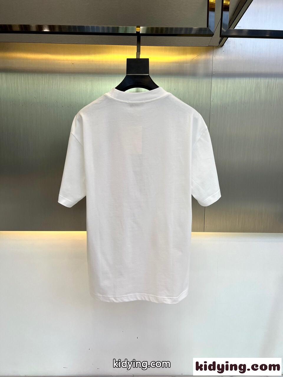 ソラライズド スカル Tシャツ アレキサンダー・マックイーン Tシャツ コピー メンズ ホワイト-4
