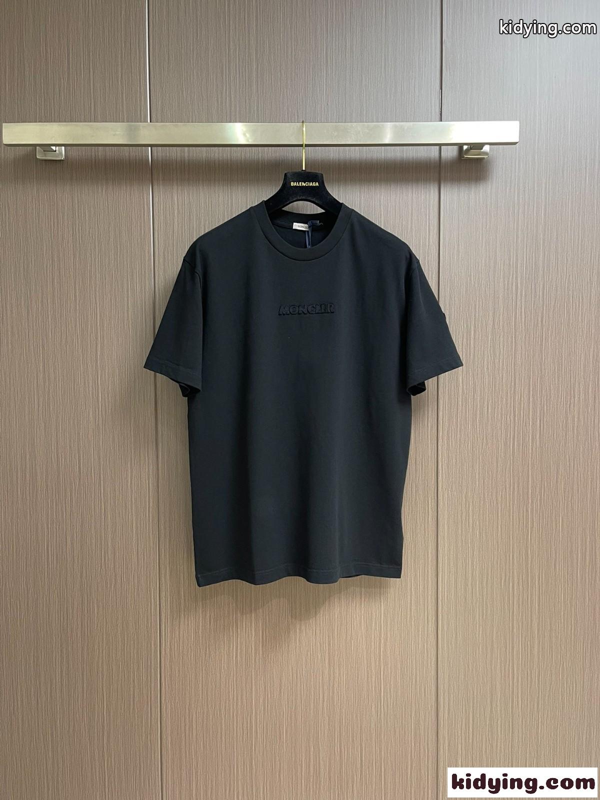 シンプル ロゴアップリケ 半袖Tシャツ モンクレール Tシャツ スーパーコピー-2