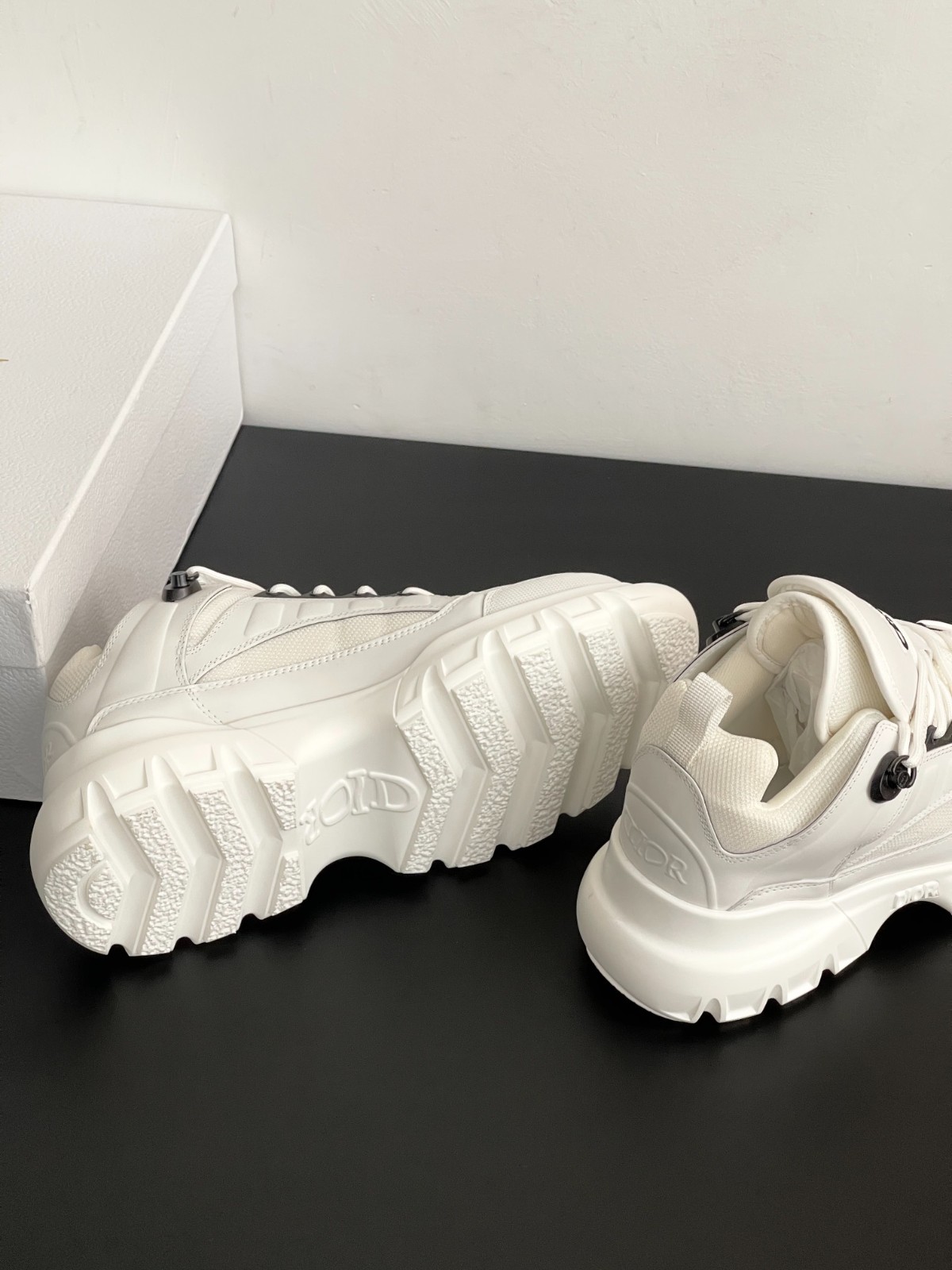 DIOR AND LEWIS HAMILTON Dior Snow ダービーシューズ クリスチャン・ディオール スニーカー スーパーコピー ホワイト-3