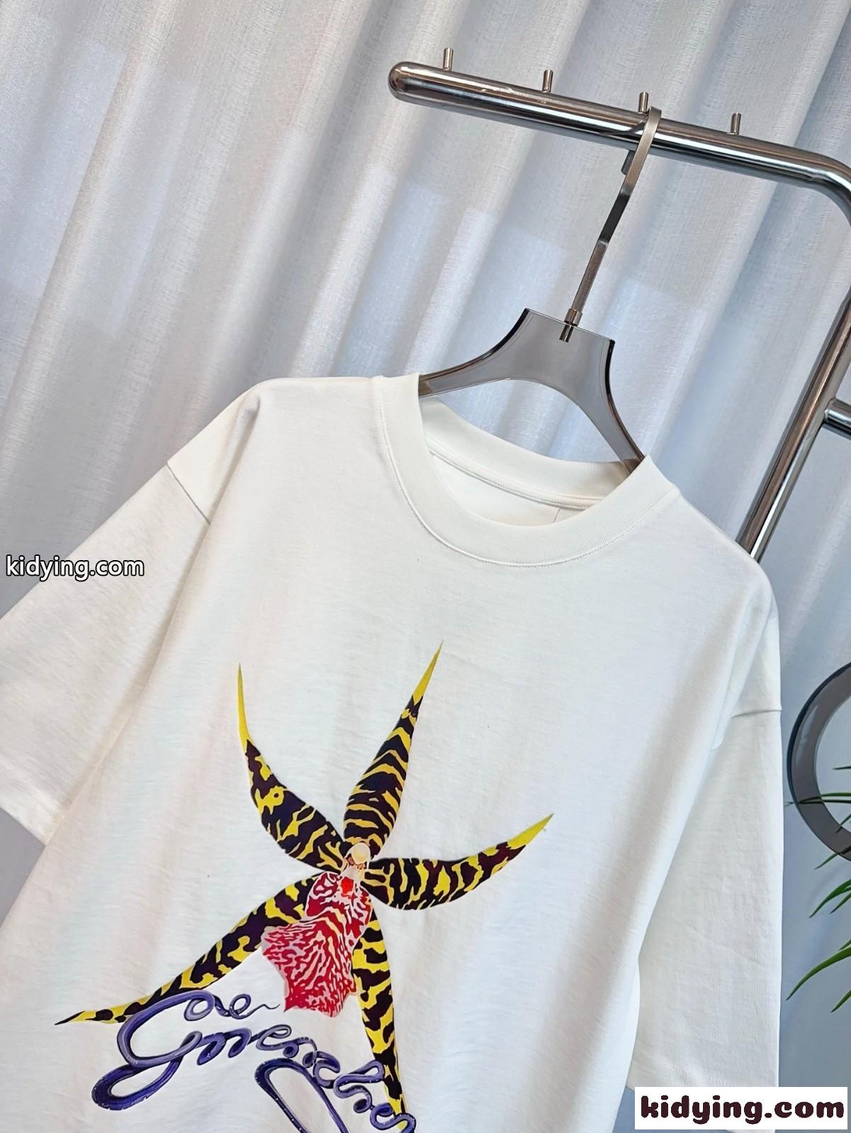 コットン GIVENCHY スネークプリント オーバーサイズTシャツ スーパーコピー-4