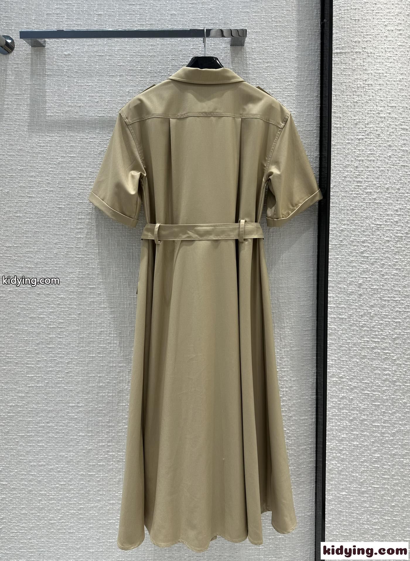 カジュアル 上品 半袖 シャツドレス セリーヌ ワンピース コピー レディース-4