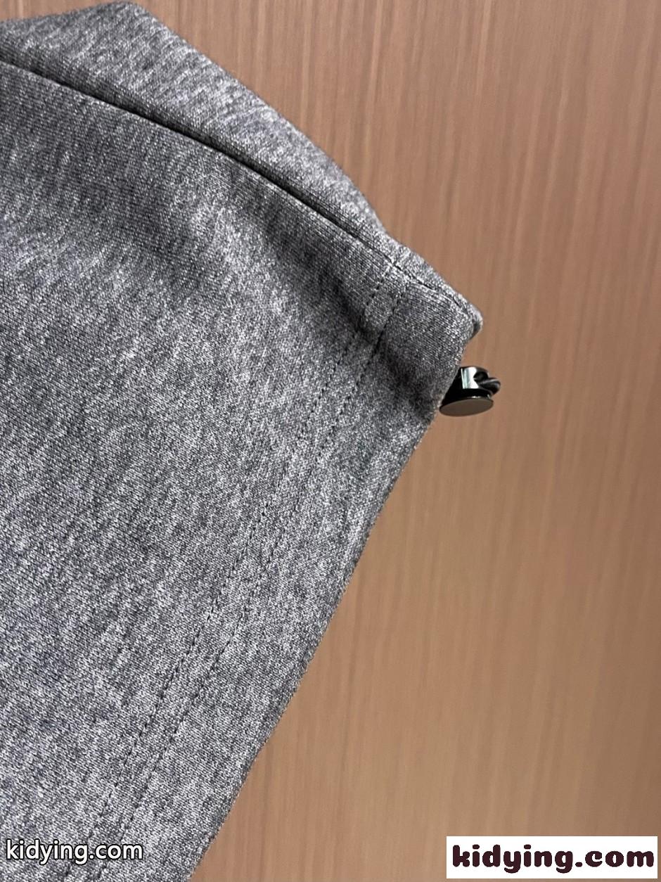 シンプル ロゴ カジュアル スウェットパンツ バレンシアガ パンツ 偽物 グレー-3