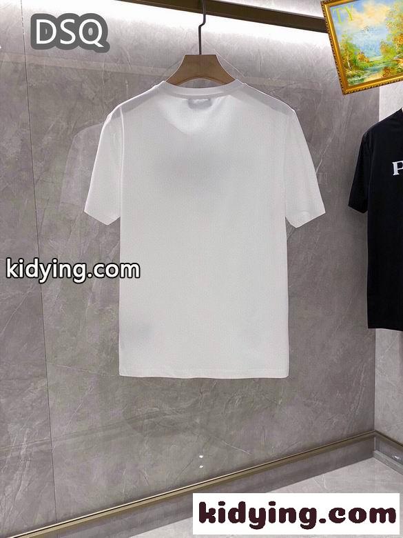 ベーシック 着回し ロゴ 半袖Tシャツ ディースクエアード Tシャツ コピー トップス-1