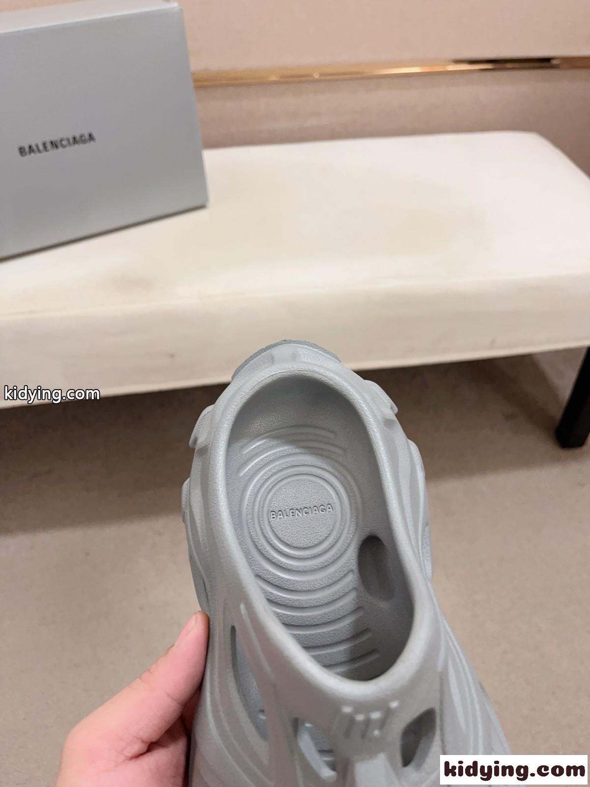 Balenciaga HD カットアウト ミュール バレンシアガ サンダル スーパーコピー グレー-2