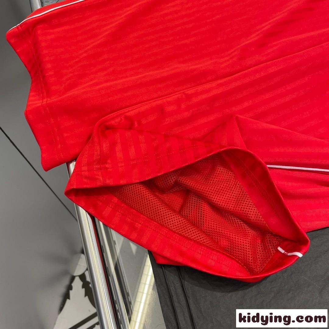SOCCER BAGGY スウェットパンツ バレンシアガ パンツ コピー ユニセックス レッド-3