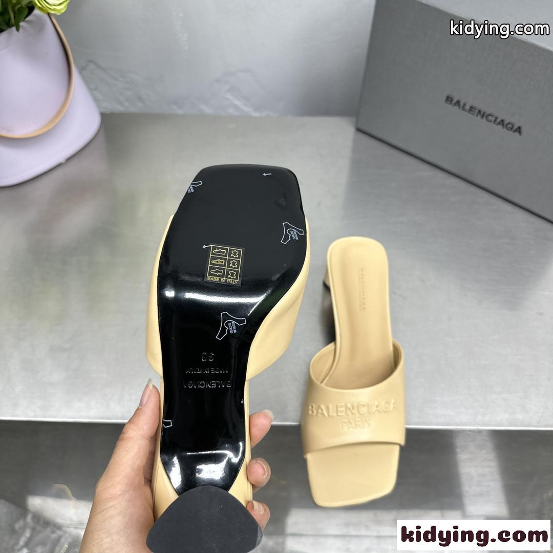 DUTY FREE ミュールサンダル バレンシアガ サンダル スーパーコピー ベージュ-3
