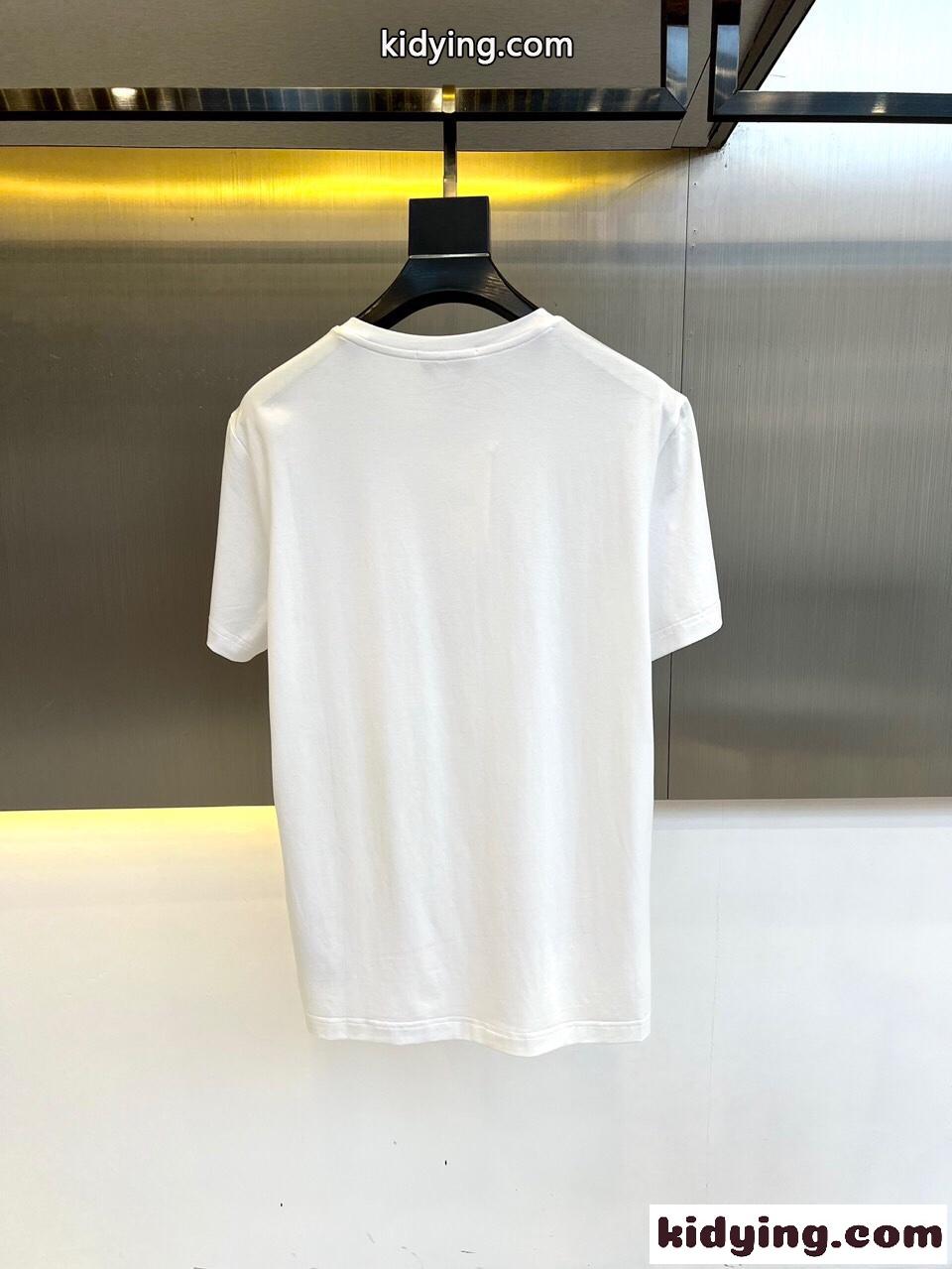 ロゴプリント コットン 半袖Tシャツ アレキサンダー・マックイーン Tシャツ コピー ホワイト-3