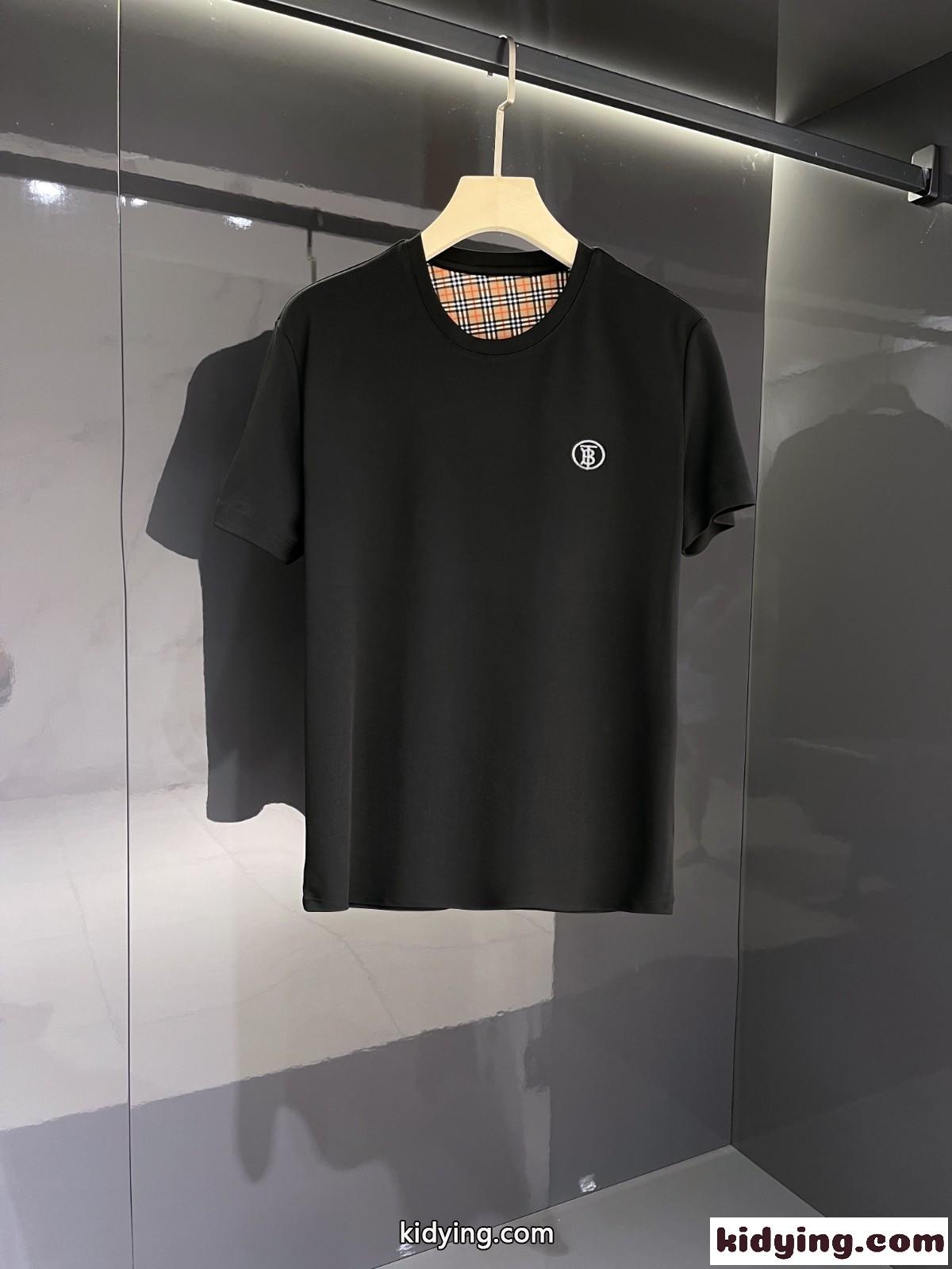 優しい肌触り クルーネック コットン バーバリー 半袖Tシャツ コピー メンズ カジュアル シンプル トップス-2