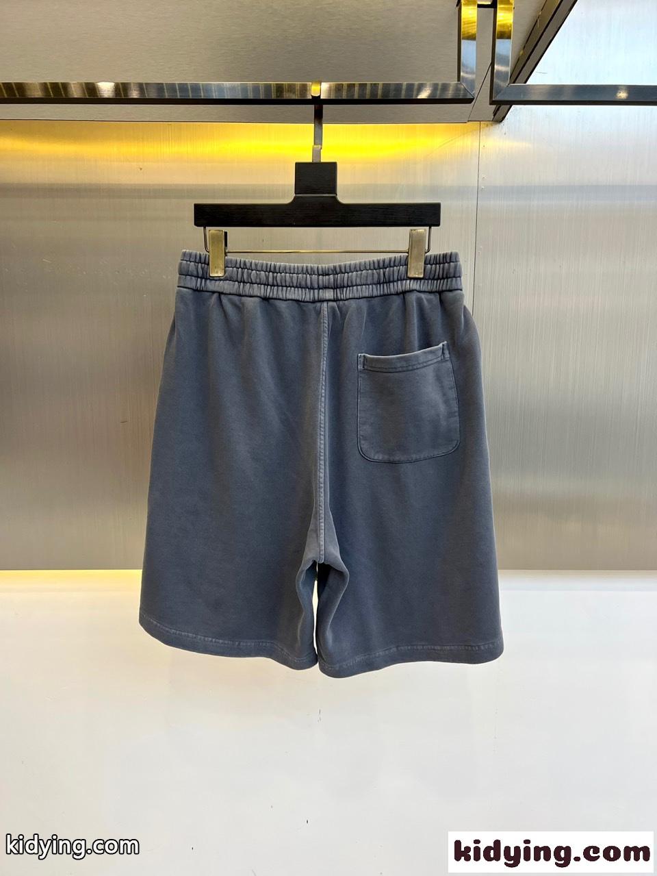 クロムハーツ パンツ コピー ショートパンツ カジュアル ロゴ入り ハーフパンツ グレー-1