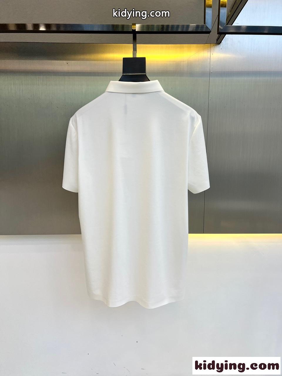 洗練された 快適 コットン 半袖 ポロシャツ ジバンシィ Tシャツ コピー 半袖 ホワイト-4