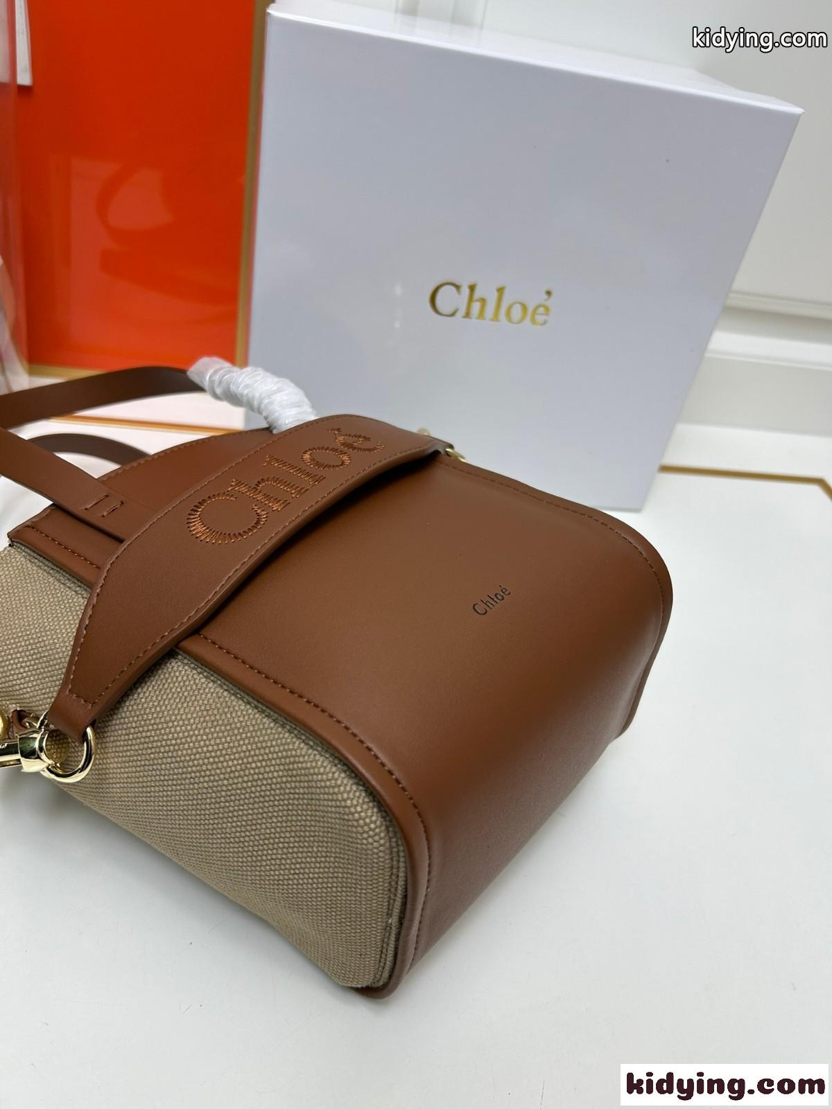 CHLOE SENSE トートバッグ クロエ バッグ コピー ショルダーバッグ ブラウン-3