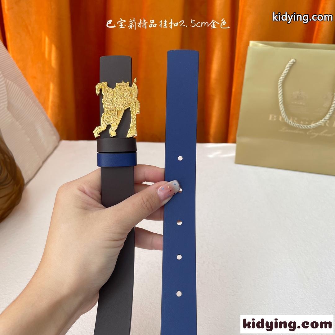 人気 上品 リバーシブル レザーベルト バーバリー ベルト コピー 合わせやすい-1