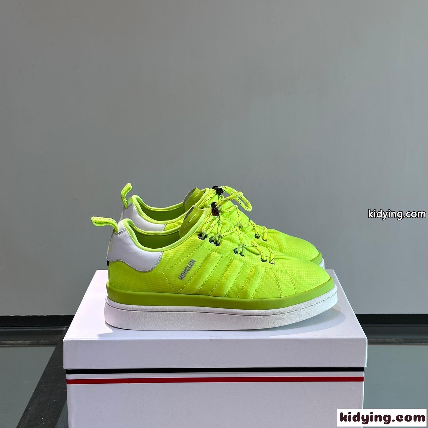MONCLER X ADIDAS ナイロンスニーカー モンクレール スニーカー スーパーコピー グリーン-0
