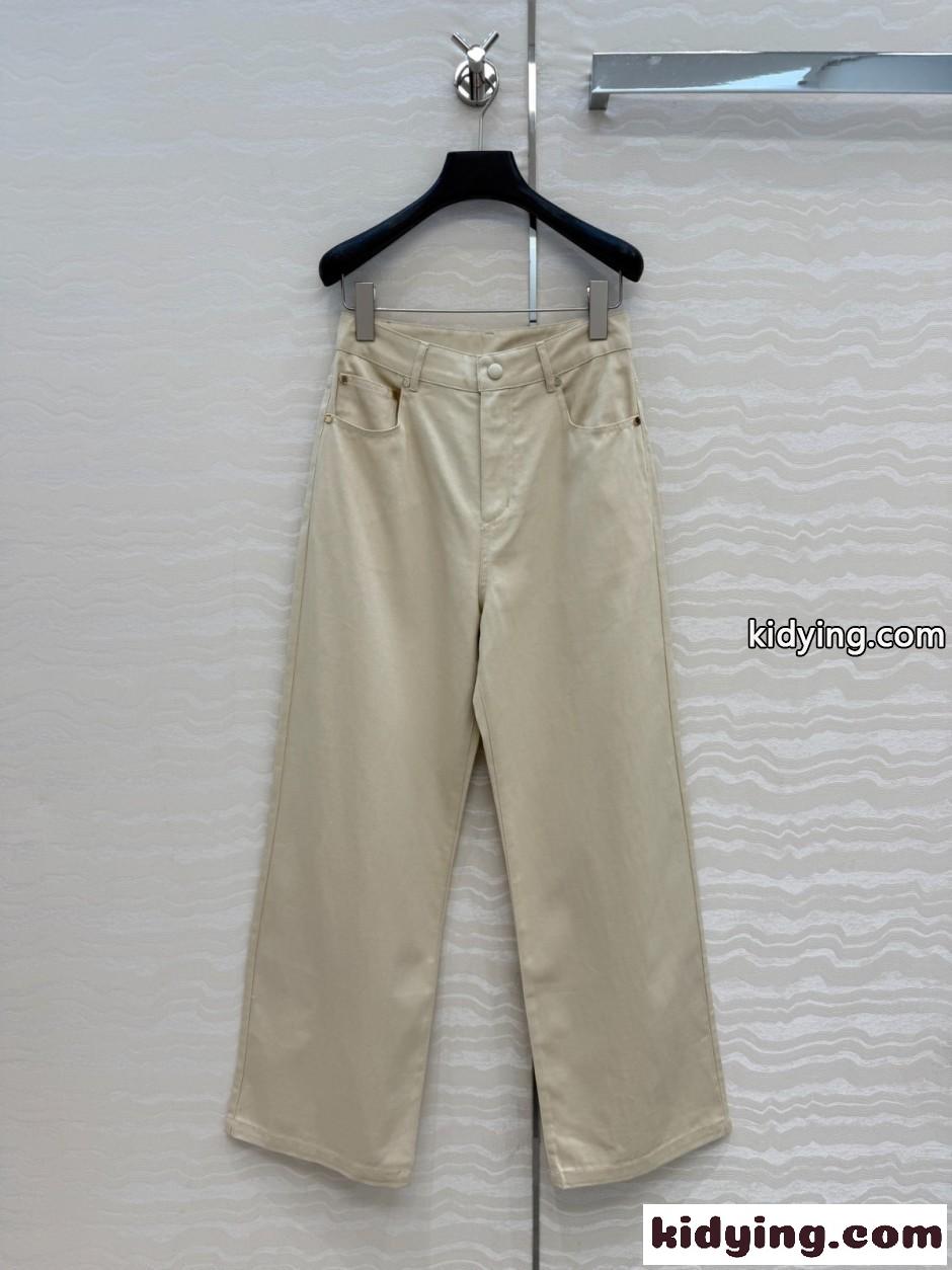 シンプル 合わせやすい デニムパンツ フェンディ ジーンズ 偽物 デニムパンツ-0