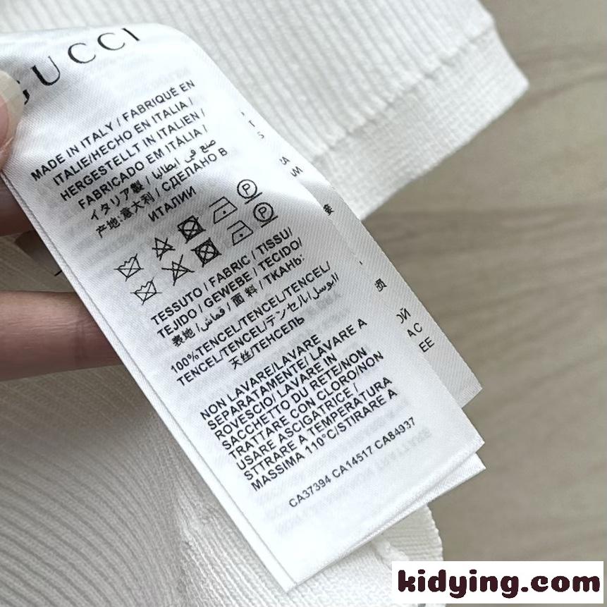 春夏 ラウンドネック 半袖 ニットトップス グッチ ニット コピー ホワイト-3