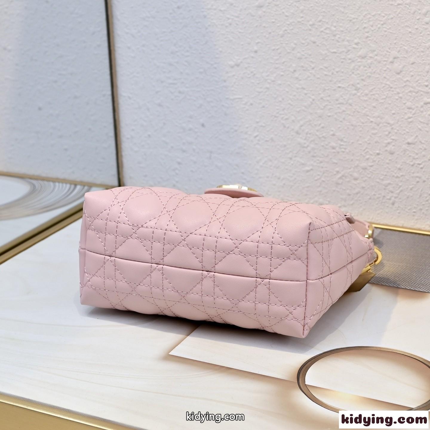 Dior Jolie トップハンドル ミニバッグ クリスチャン・ディオール バッグ コピー ピンク-4