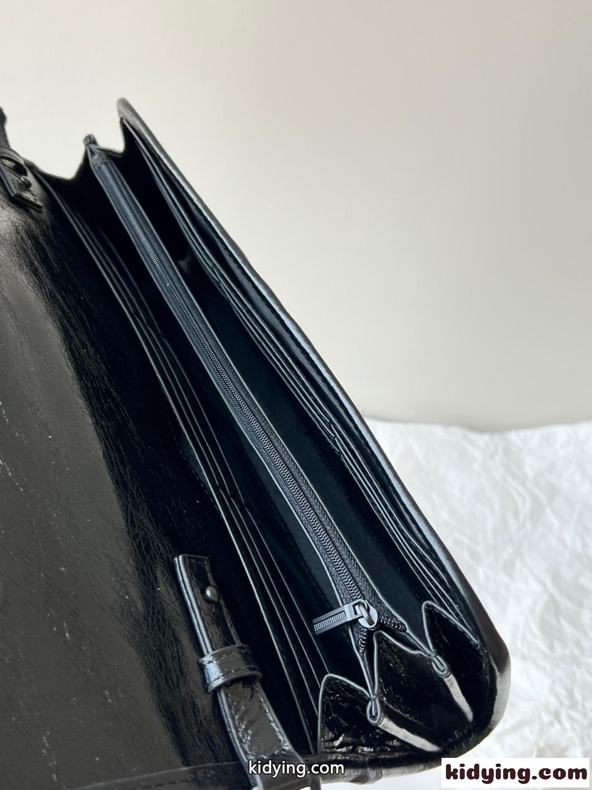 BALENCIAGA×adidas レディース ショルダーウォレット バレンシアガ バック コピー ブラック-4