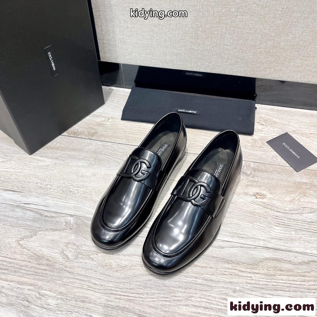 上品 レザー ドルチェ&ガッバーナ モカシン コピー ビジネス メンズシューズ-2
