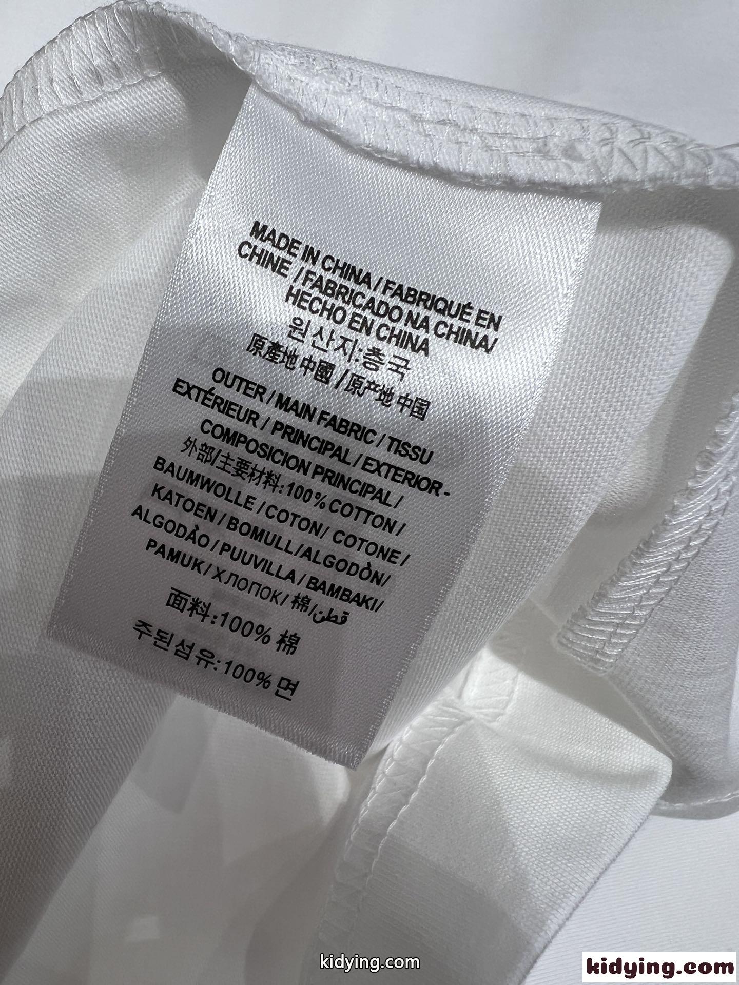 チェックトリム コットン Tシャツドレス バーバリー ワンピース コピー ホワイト-4