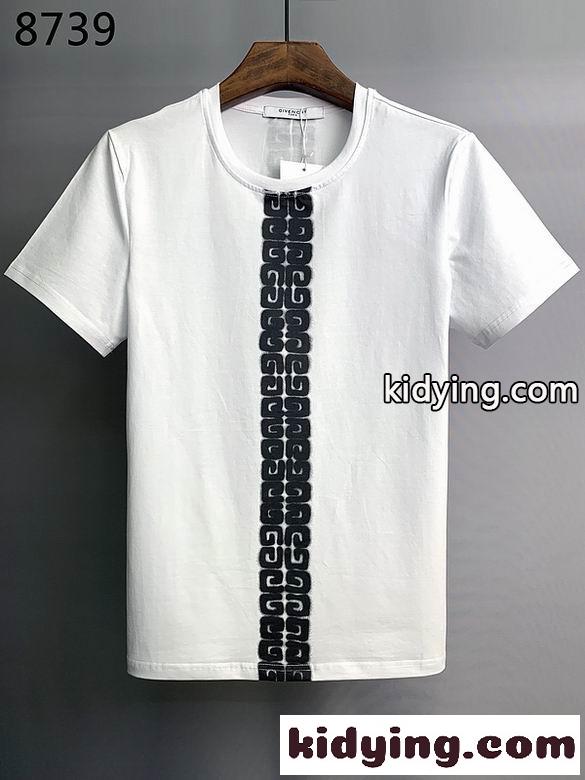 カジュアル ロゴ プリント クルーネック ジバンシィ Tシャツ コピー 半袖 春夏 メンズ トップス ホワイト ブラック-2
