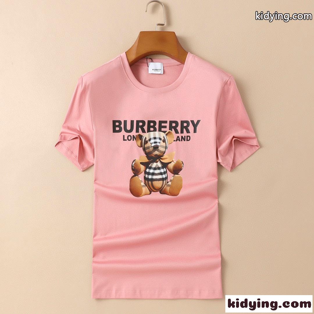 大きいサイズあり バーバリー 半袖Tシャツ コピー 合わせやすい 快適 カジュアル おしゃれ プリント クルーネック-1