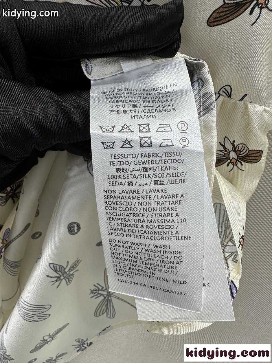 プリント シルクツイル ドレス グッチ ワンピース 偽物 半袖-3