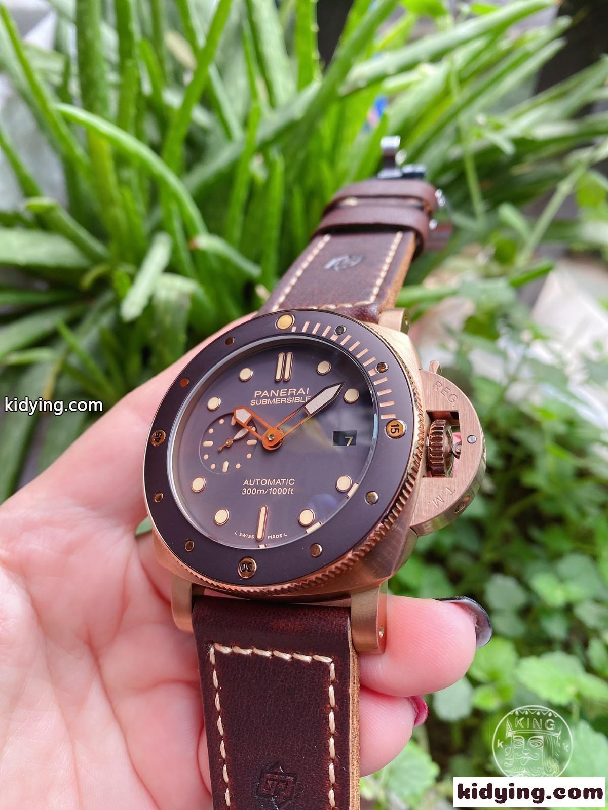 レトロ ファッション フィチーネ・パネライ 腕時計 コピー 47mm メンズ カジュアル おしゃれ 日付表示-3