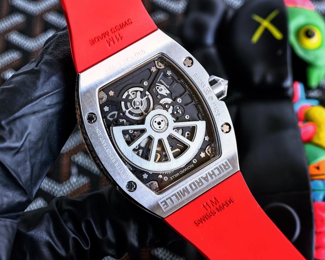 おしゃれ スケルトン 自動巻き 時計 リシャール・ミル RM067 コピー 41mm-3