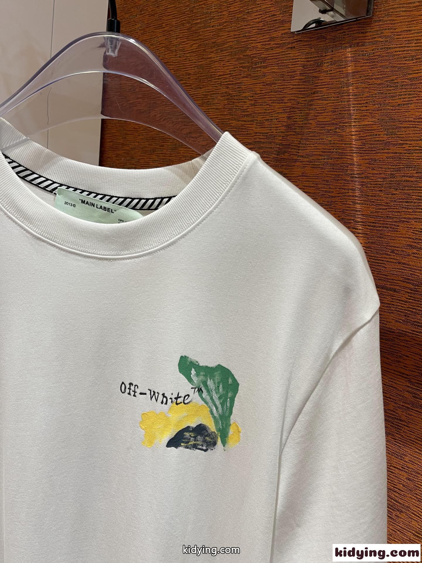 人気 おしゃれ ブラッシュアロー プリントTシャツ オフホワイト tシャツ コピー 半袖 トップス-2