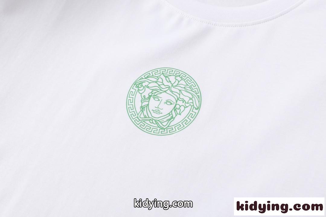 シンプル 春夏 着心地いい クルーネック ヴェルサーチェ 半袖Tシャツ コピー 定番 春夏 トップス メンズ-3