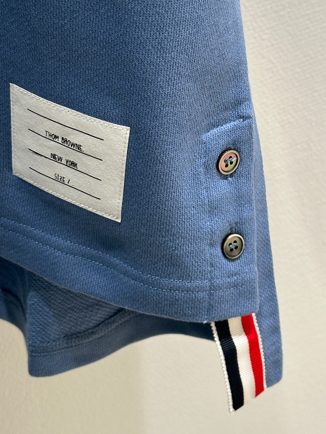 カジュアル お洒落 長袖Tシャツ トムブラウン Tシャツ 偽物 クルーネック ブルー-3