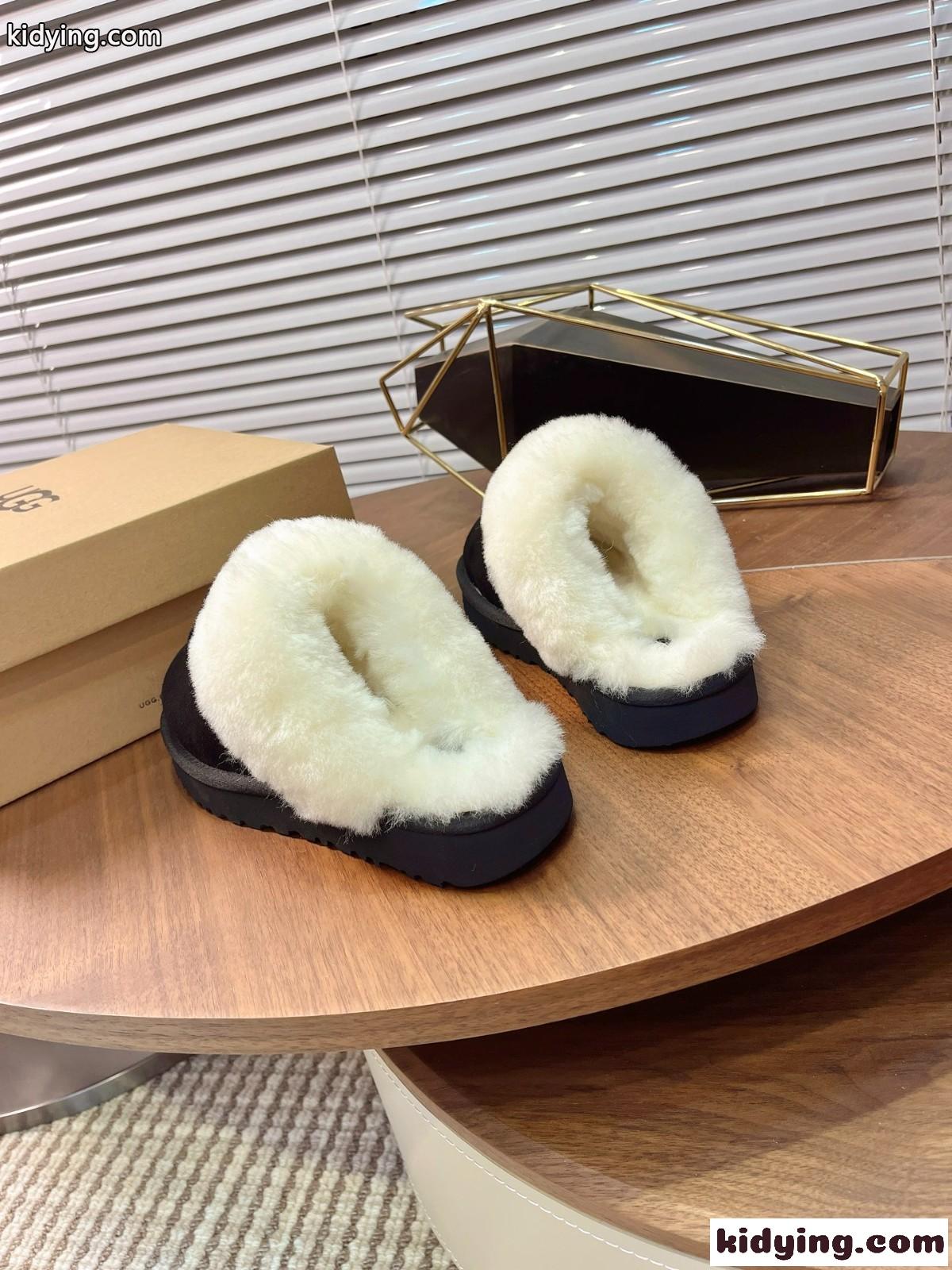 アグ スーパーコピー 定番 UGG ムートン ファー スリッパサンダル レディースシューズ-3