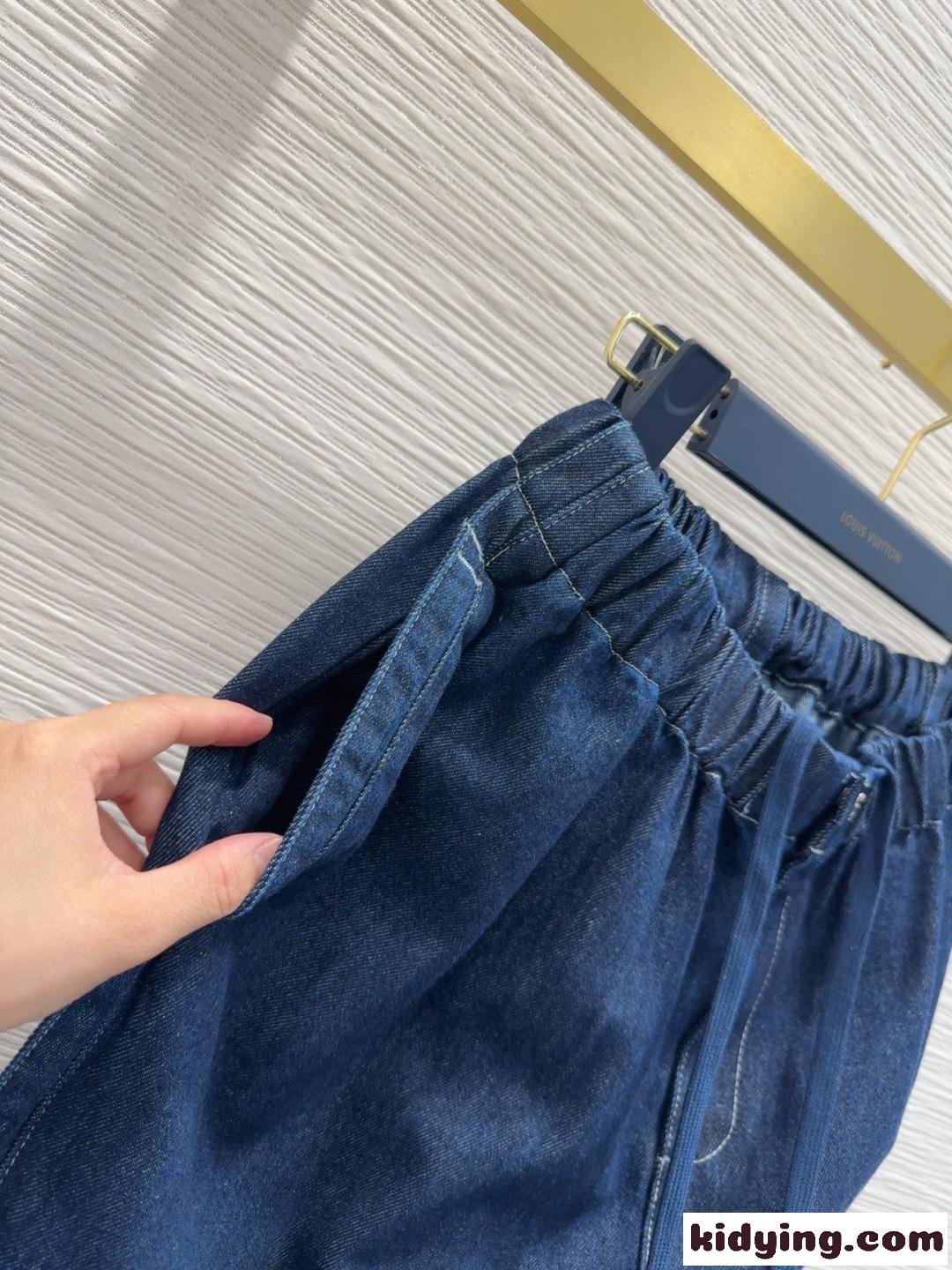 デニム キャロットパンツ ルイヴィトン ジーンズ コピー レディース-2