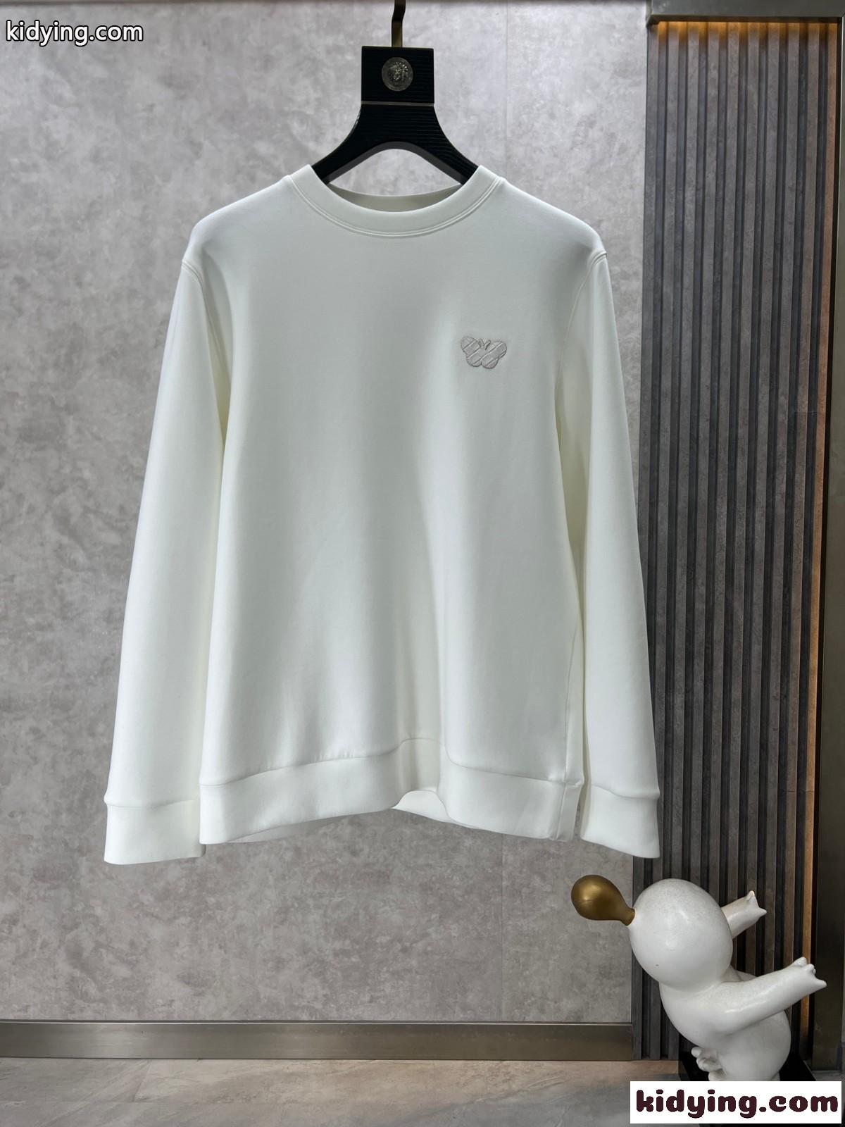 シンプル 合わせやすい 長袖Tシャツ ボッテガ・ヴェネタ Tシャツ コピー ホワイト-1