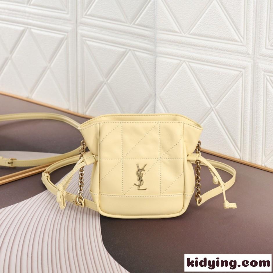 イヴ・サンローラン バッグ コピー YSL ジェイミー ミニ ショルダーポーチ ベージュ-0