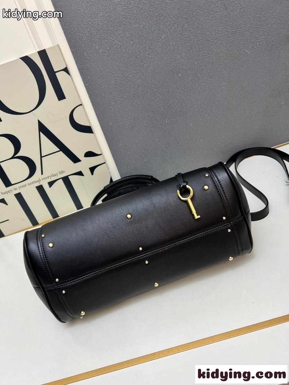 CHLOE グレインレザー PADDINGTONバッグ クロエ スーパーコピー ブラック-3