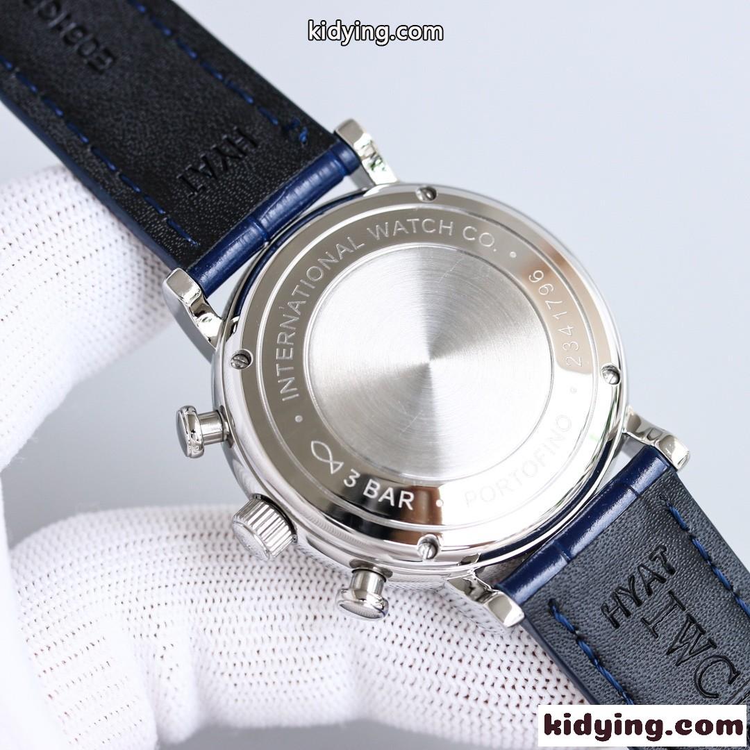 IWC 多機能 上品 39mm アナログ メンズ 腕時計 ウォッチワインダー 時計 コピー カジュアル ビジネス-4