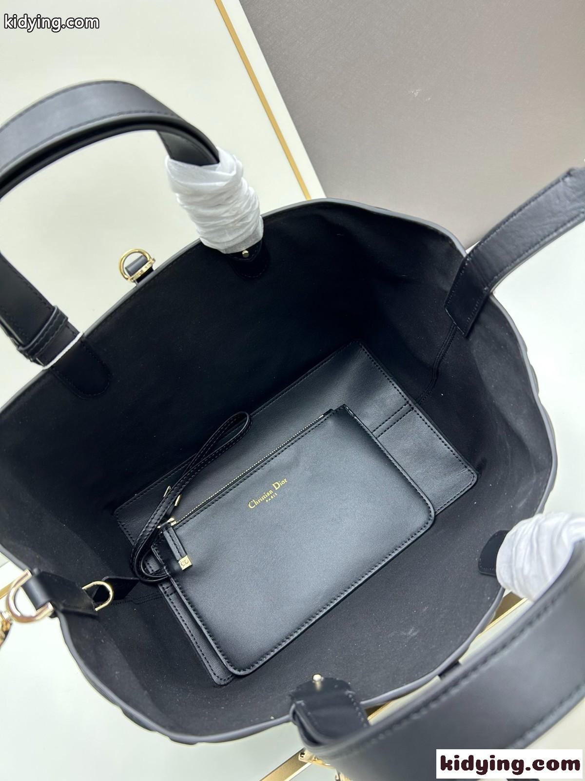 Dior Toujours バッグ ミディアム クリスチャン・ディオール バッグ コピー ブラック-5