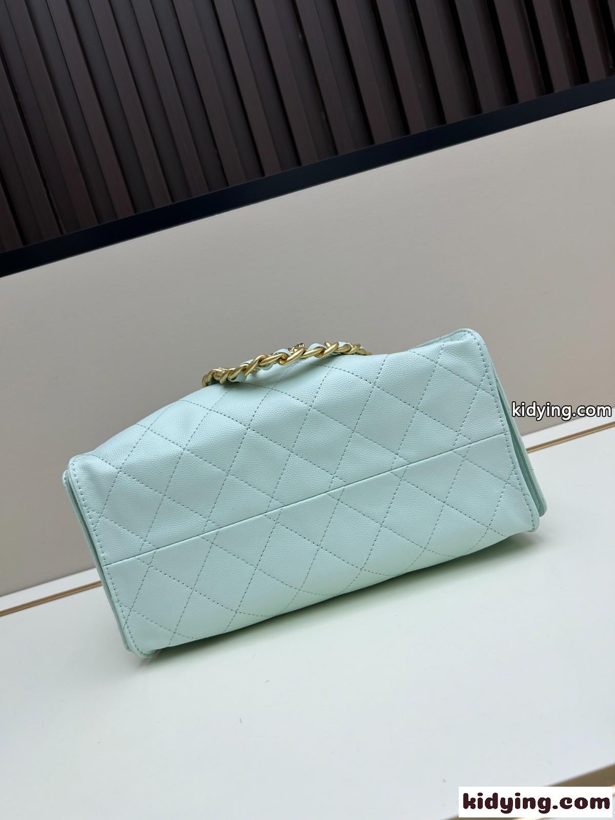 CHANEL25 ホーボーバッグ スモール シャネル バッグ コピー グリーン-3