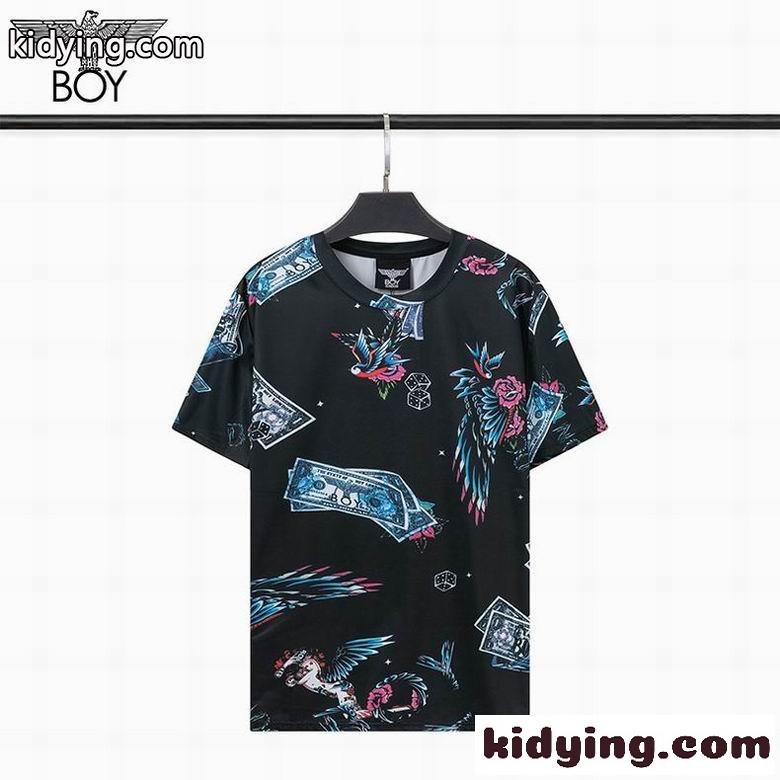 カジュアル ストリート系 おしゃれ クルーネック 半袖 トップス ボーイロンドン 半袖Tシャツ コピー 春夏 定番-0