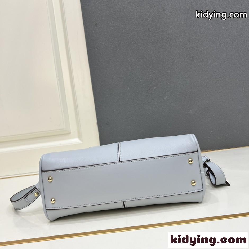 シンプル CHLOÉスモールボウリングバッグ クロエ バッグ スーパーコピー ライトブルー-3