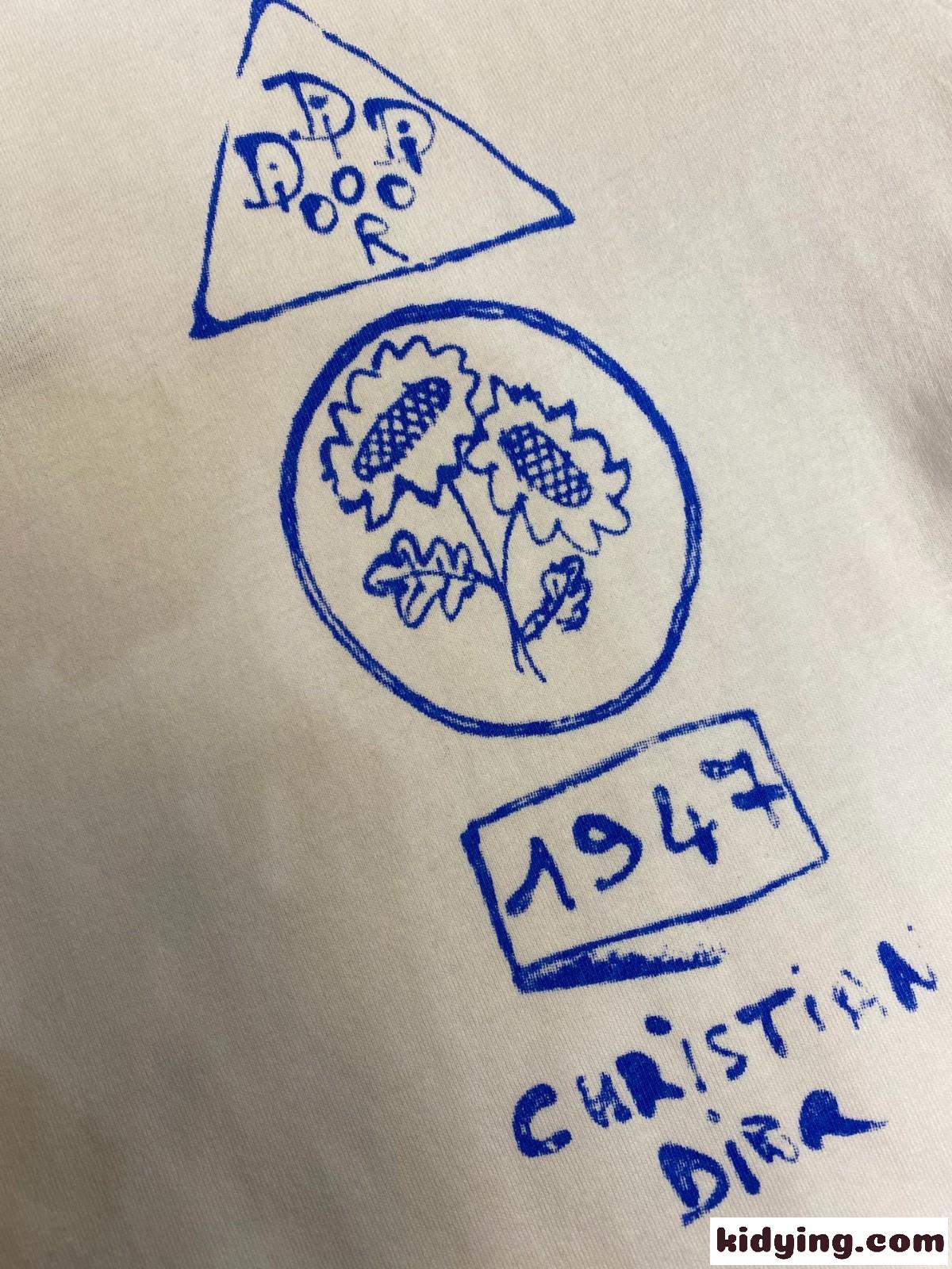 DIOR AND HYLTON NEL Tシャツ クリスチャン・ディオール Tシャツ コピー ホワイト-3