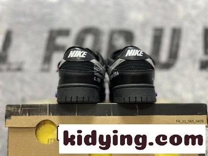 スターと同じ型 Off-White✖️Nike Dunk Low OW連名プレートシューズ オフホワイト シューズ 新品 コピー-0
