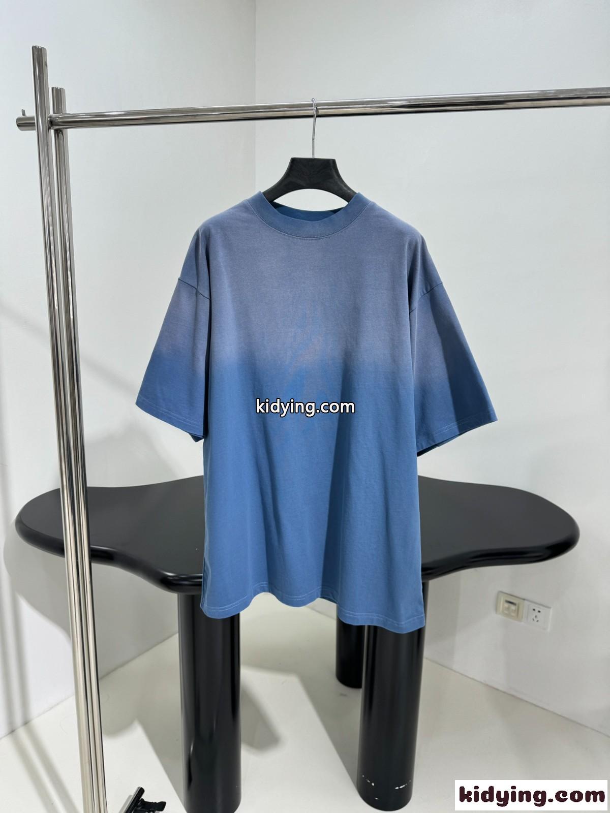 カジュアル グラデーション 半袖Tシャツ バレンシアガ Tシャツ コピー ユニセックス-0