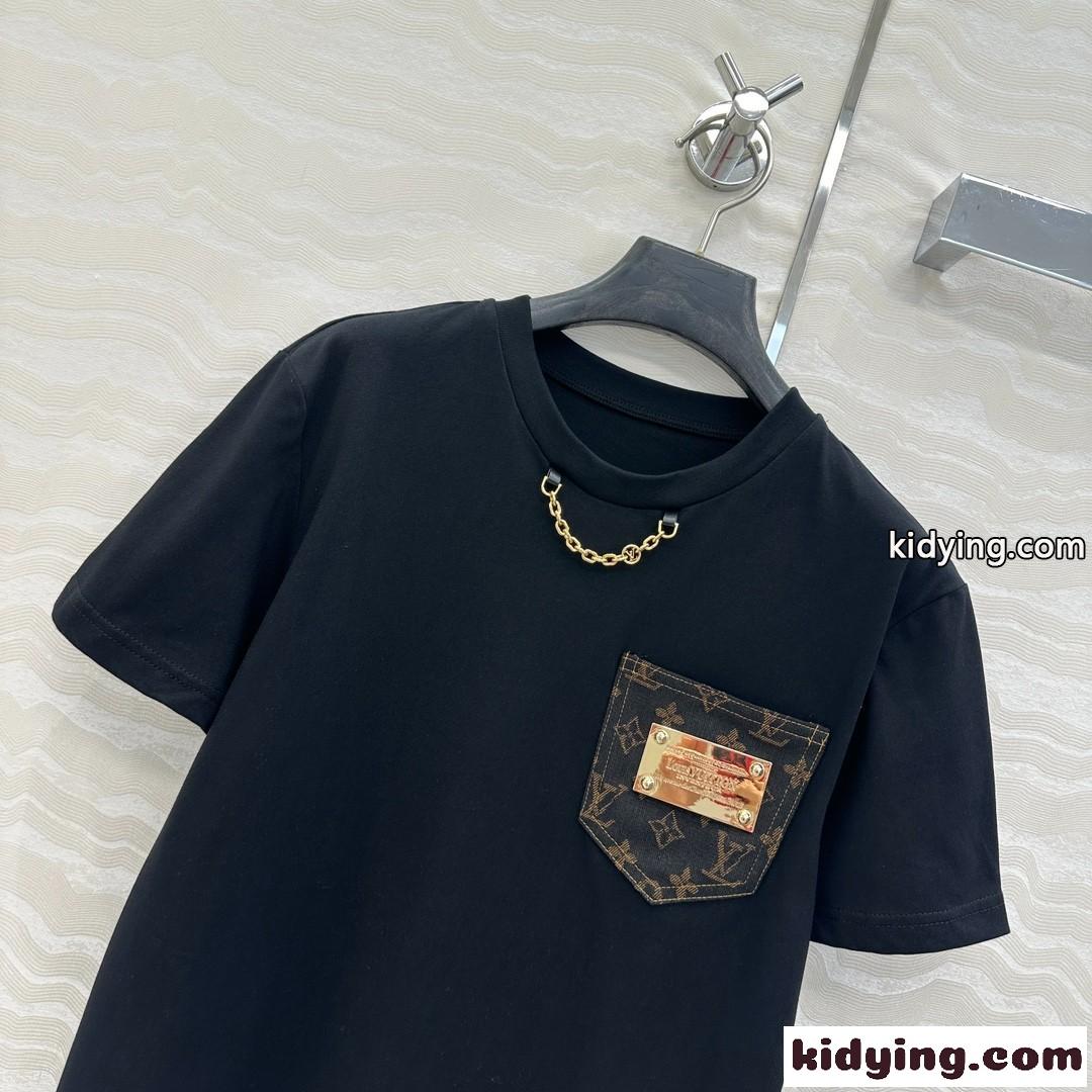 シグネチャーポケット Tシャツ ルイ・ヴィトン 半袖Tシャツ コピー-0