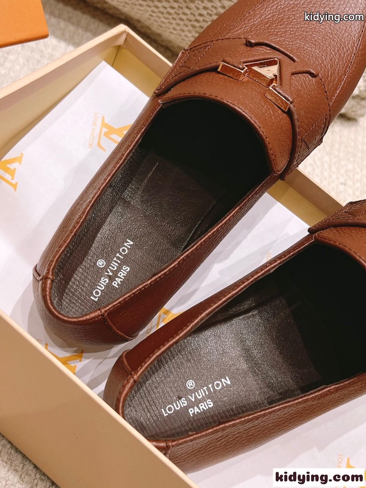 ルイヴィトン LV カプリ・ライン ローファー スーパーコピー ブラウン-3