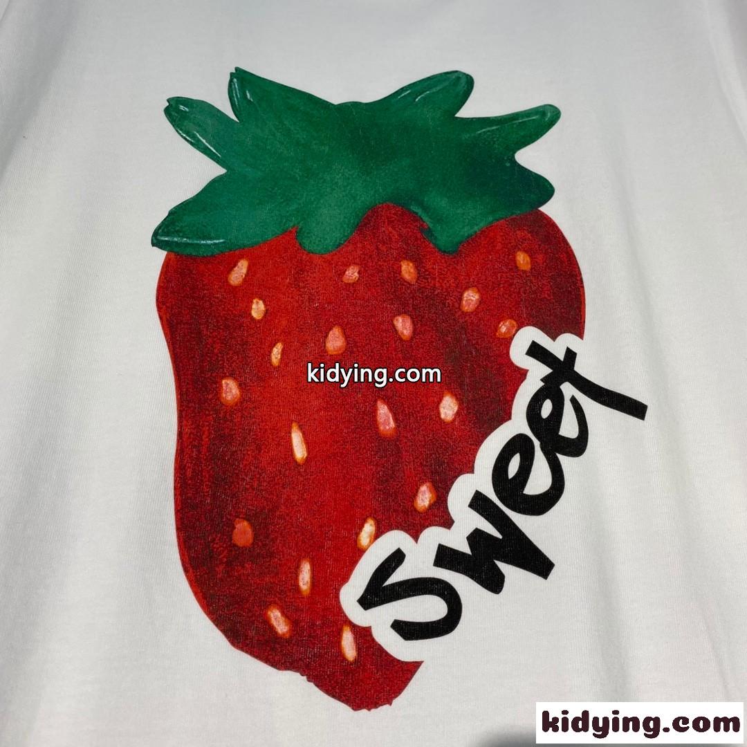 カジュアル 合わせやすい クルーネック コットン ミュウミュウ 半袖tシャツ コピー 可愛い おしゃれ プリント-2